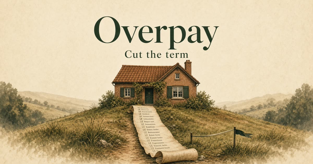Overpay cover: cut the term, keep the house
